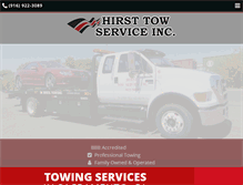 Tablet Screenshot of hirsttowservice.com